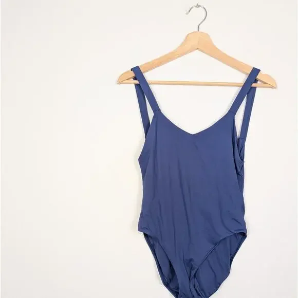 NWT Vitamin A Swim Blue EcoLux One Piece Swimsuit Size 8/M